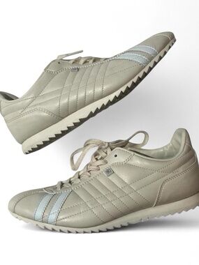 Perfect Rare Patrick Genuine Leather Beige Sneakers